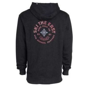 Ski the east hoodie
